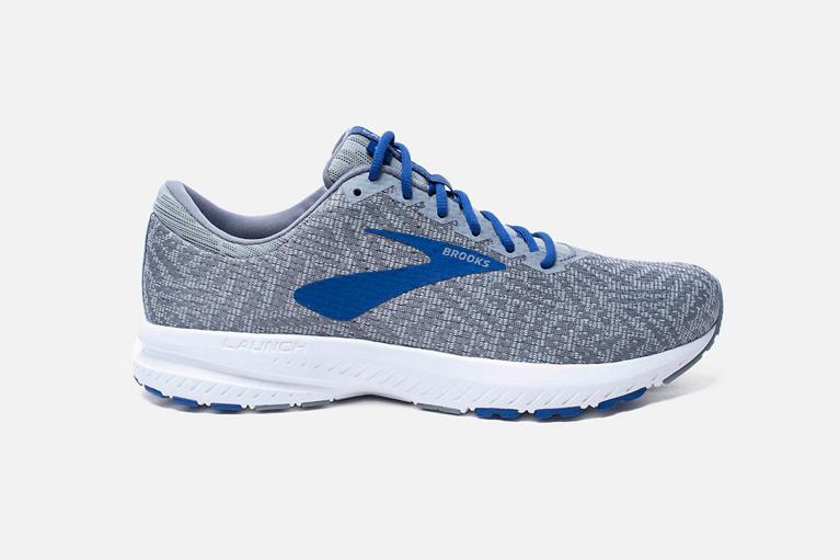 Brooks Launch 6 Men's Road Running Shoes - Blue (49576-YQSP)